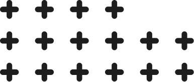 Plus grid decoration